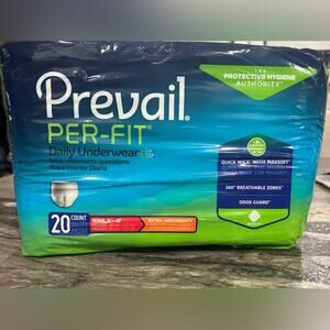 Prevail- Daily Underwear-20Ct- Size Medium